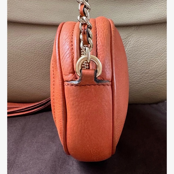 Certified Authentic Gucci Soho Nubuck Tassel Chain Mini Crossbody Bag with COA - Picture 4 of 15